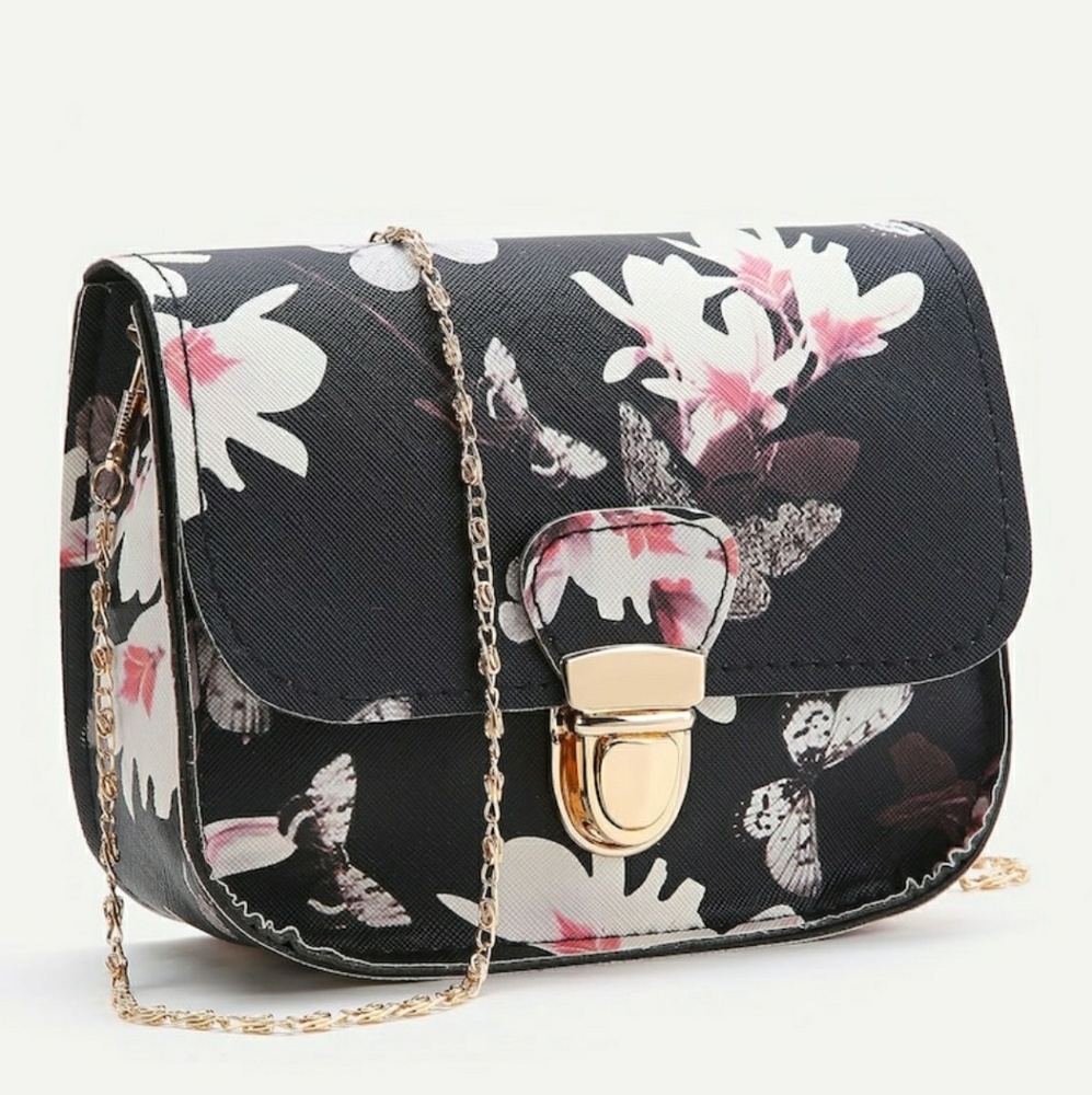 NWOT Floral purse